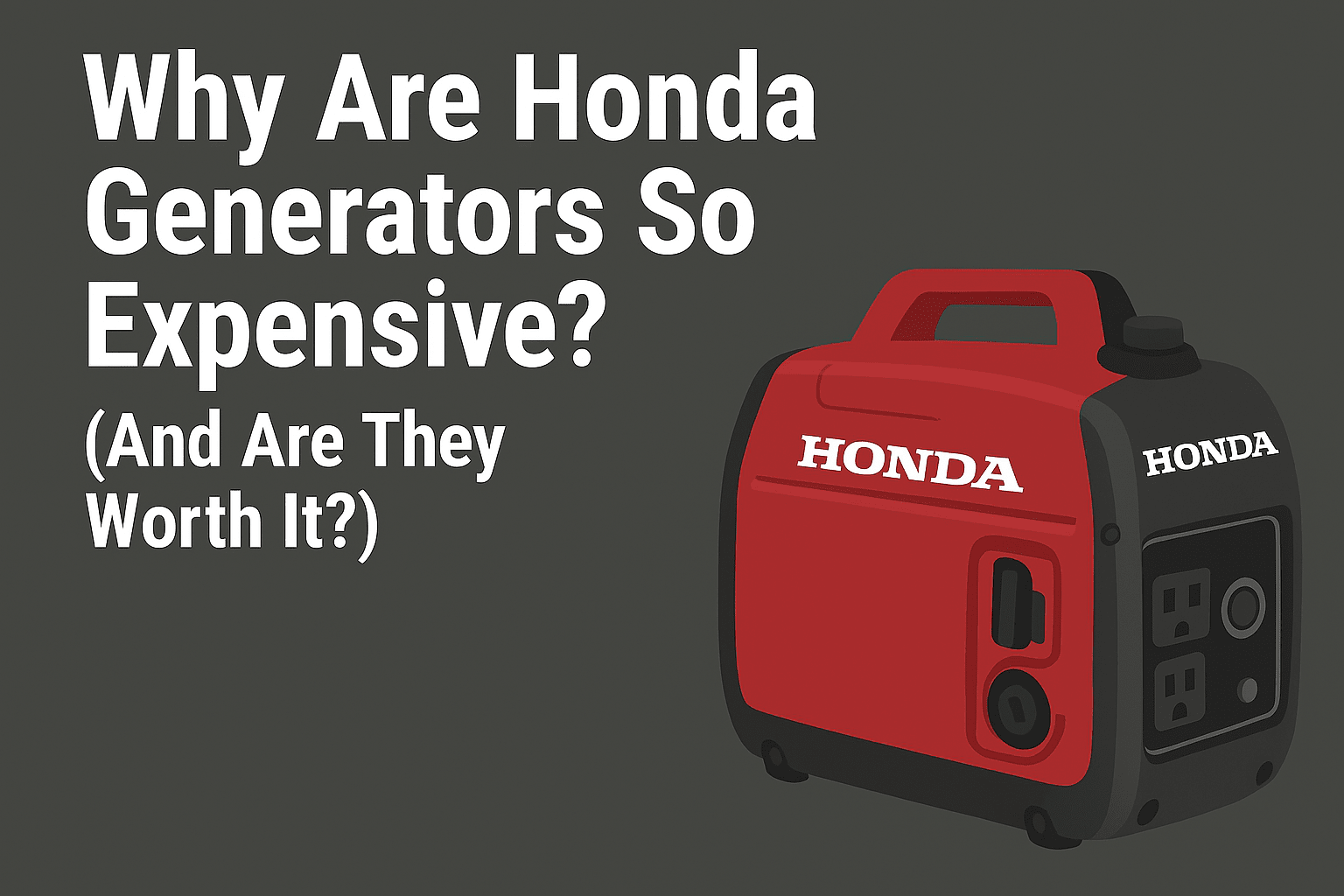Background for Why Are Honda Generators So Expensive? (And Are They Worth It?)
