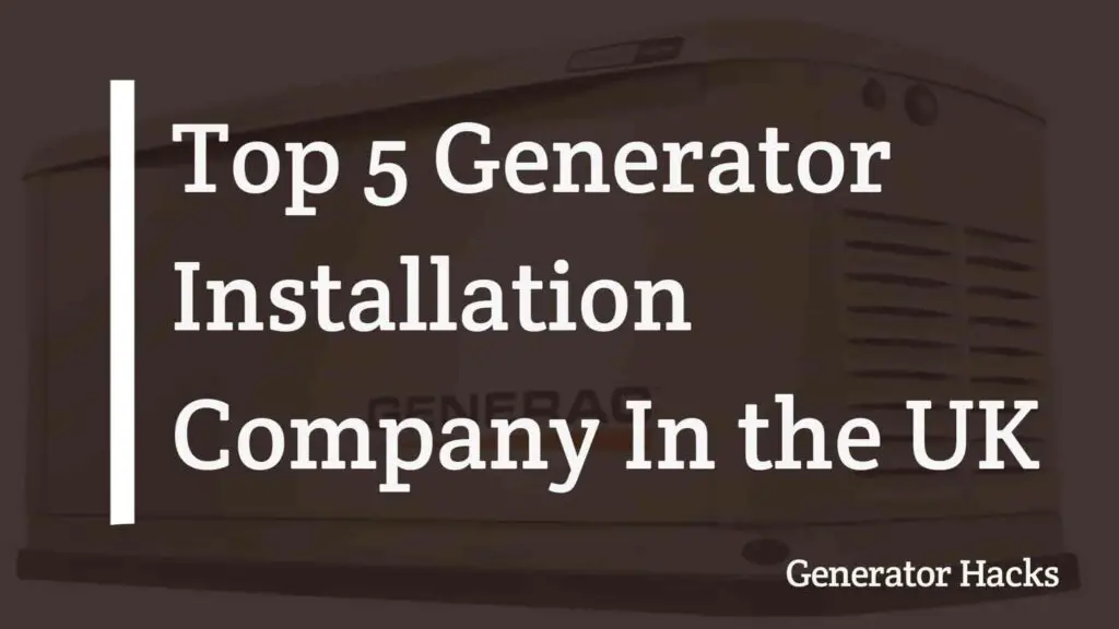 generator installation company