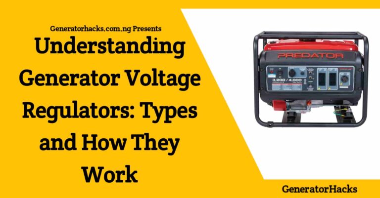 Understanding Generator Voltage Regulators: Types and How They Work