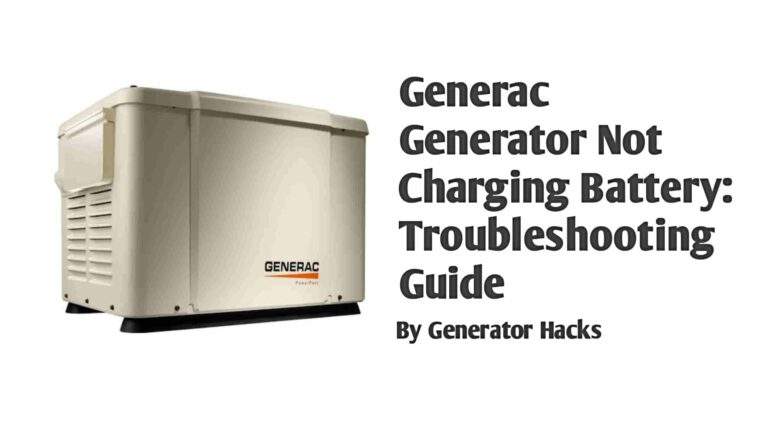 Generac Generator Not Charging Battery,