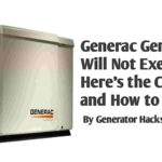 Generac Generator will not exercise