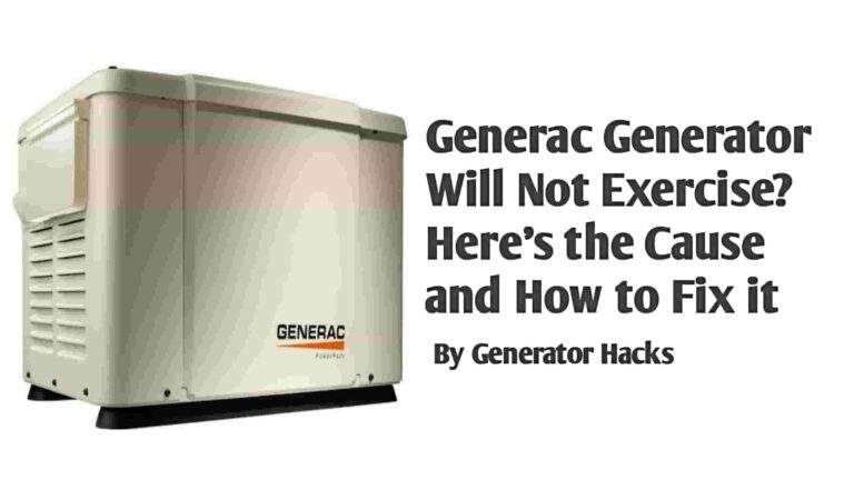 Generac Generator will not exercise