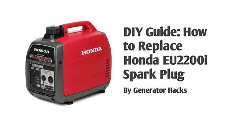 Honda EU2200i Spark Plug Replacement, Honda EU2200i Spark Plug,