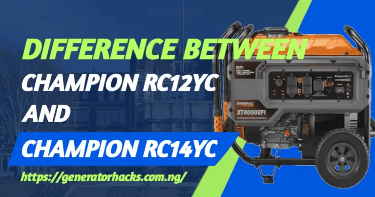 Difference Between Champion Rc12yc And Champion Rc14yc
