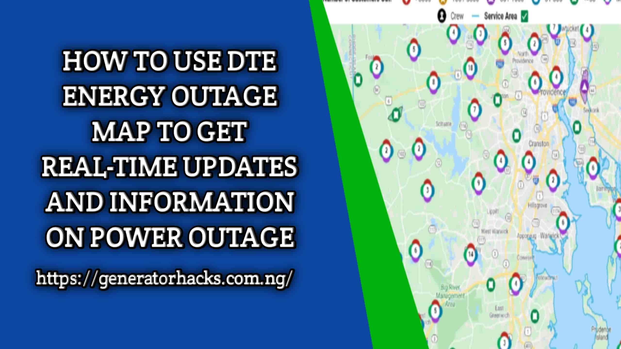 DTE energy outage map,