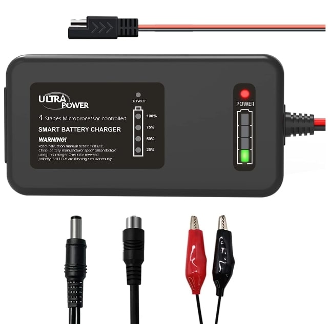 ULTRAPOWER 4-Amp 14.6 Volt LiFePO4 Battery Charger