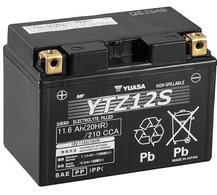Yuasa YUAM7212A YTZ12S, best battery for Honda EU3000is generator,