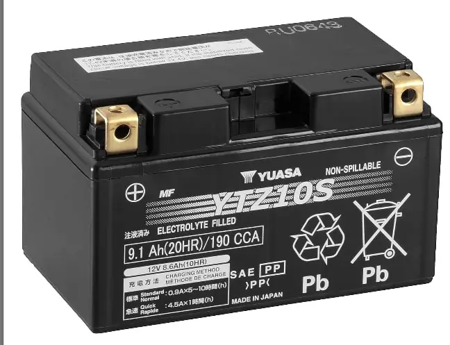 Yuasa YTZ10S, best battery for Honda EU3000is