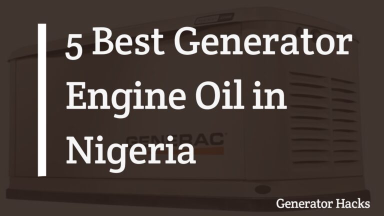 Background for The 5 Best Generator Engine Oil in Nigeria